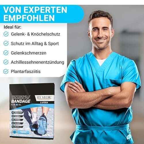 Experte empfiehlt Knöchelbandage für Gelenkschutz