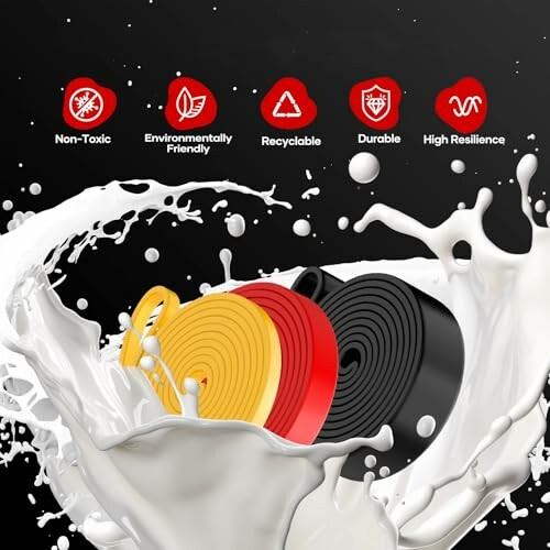 Bunte Silikonbackformen in Milch spritzen, Symbole oben